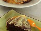 Brownie aux tourbillons de cheesecake