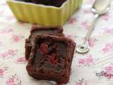 Brownies au poivron confit et amande