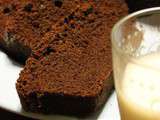 Cake au chocolat, rhum et fleur de sel