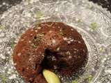 Coulant au chocolat et citron vert