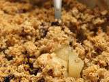 Crumble de poire aux pépite de chocolat - Weight Watchers