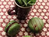 Macaron choco menthe