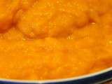 Purée de carottes au cheddar