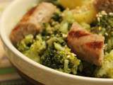 Salade de brocoli et saucisse