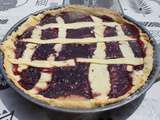 Tarte à la confiture de cerises