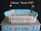 Gâteau  Stade de l'om  en Pâte à Sucre