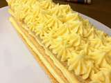 Bûche citron façon mille feuille