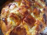 Pane farcito al bacon e formaggio