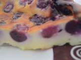 Clafouti aux cerises, amandes et yuzu