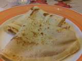 Crêpes légères au lait de soja et vanille