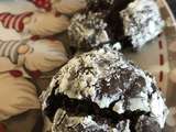 Crinkles moelleux aux 2 chocolats