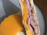 Croque Monsieur jambon et mimolette d'Halloween