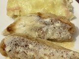 Croziflette nature et ses aiguillettes de poulet à la crème
