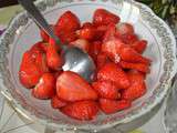 Fraises au sucre et citron