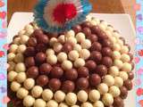 Gateau aux maltesers et kit kat balls