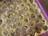 Gratin de mirabelles, amandes, lait de coco et vanille