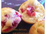 Muffins au mascarpone et aux groseilles