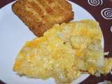 Omelette gratinée au beaufort-choux-fleur parfum origan