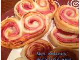 Palmier moutarde et jambon