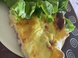 Quiche au riz lardon curcuma et herbes de Provence
