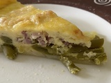 Quiche aux haricots verts et lardons