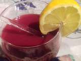 Smoothie au thé vert fruits rouges