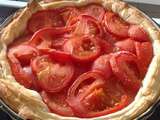 Tarte à la tomate thon moutarde