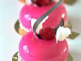 Entremets cupidon Coco, Combava, Fraise