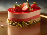 Entremets Pistache Fraise