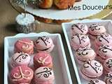 Macarons en habit de fête