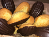 Madeleines coques au chocolat