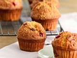 Muffins crumble fraise, terriblement bon