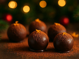 Truffes chocolat-orange de Noël