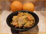 Blanquette de veau à l'orange