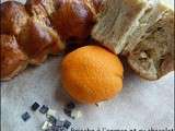 Brioche à la mie filante, à l'orange et aux chunks