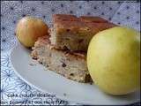 Cake crousti-moelleux aux pommes et aux noisettes