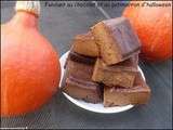 Fondant au chocolat et au potimarron (courge) d'Halloween