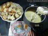 Fondue au fromage alsacienne au Munster et au cumin