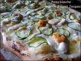 Pizza blanche à la courgette et aux noix de Saint Jacques