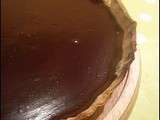 Tarte à la ganache chocolat et caramel (d'Isigny)