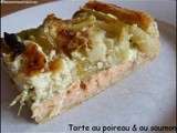 Tarte au saumon & aux poireaux