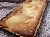 Tarte aux poires amandine