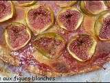 Tarte fine aux figues blanches et sa crème d'amandes