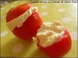 Tomates farcies au fromage de chèvre frais