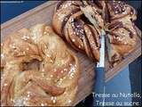 Tresse façon kringle (pâte à navette)