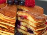 Originale des  buttermilk pancakes  with a twist