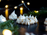 Couronnes de meringue de Noël