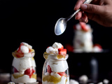 Eton mess fraise rhubarbe