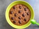 Bowl cake diététique hyperprotéiné  rocher Ferrero  au muesli et nappé chocolat 0 kcal (sans oeuf-beurre-sucre, riche en fibres)