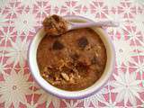 Dessert végan riz sarrasin au chocolat noir et au psyllium (diététique, sans gluten ni beurre ni oeuf ni lait, riche en fibres)